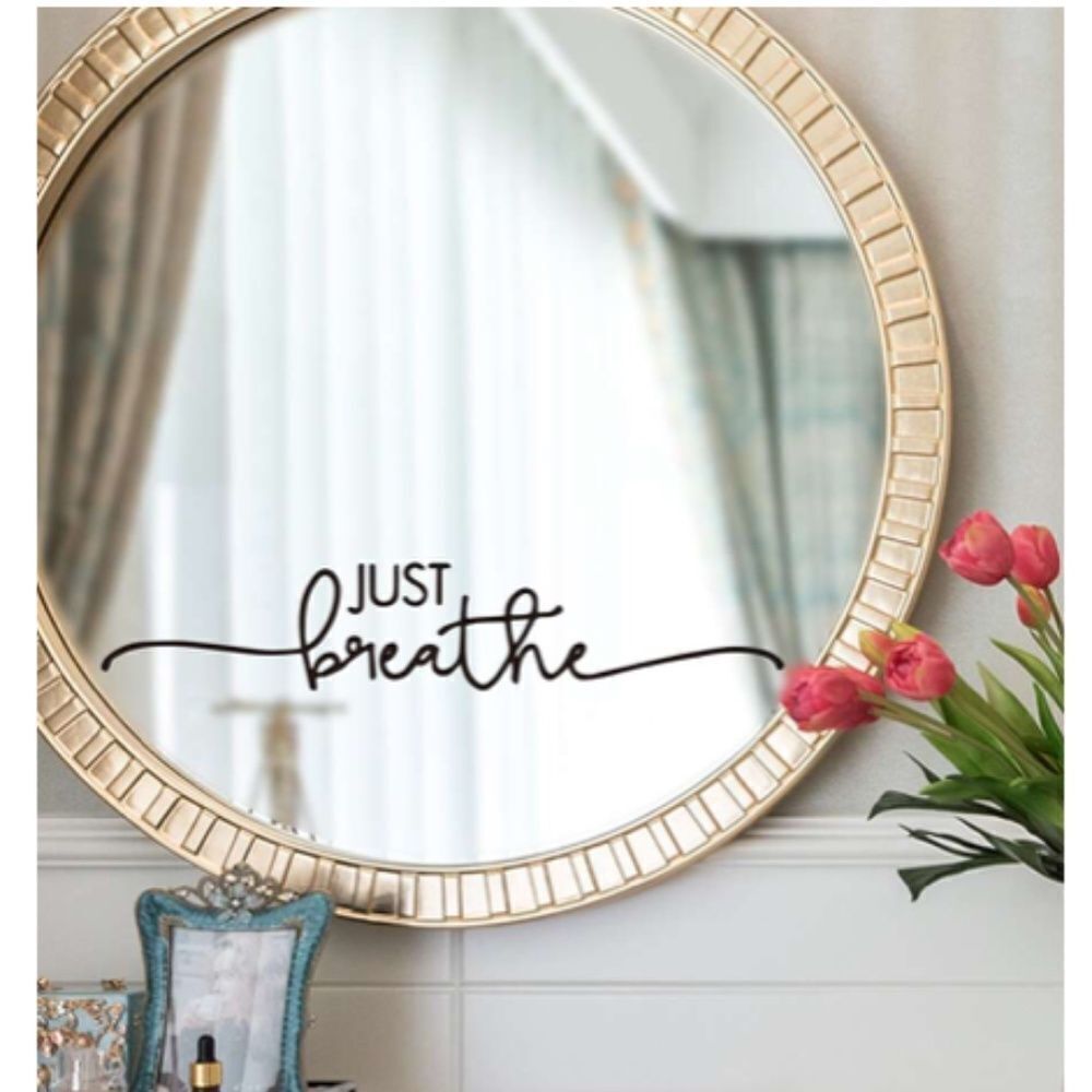 COPY - “Just Breathe" Wall Sticker